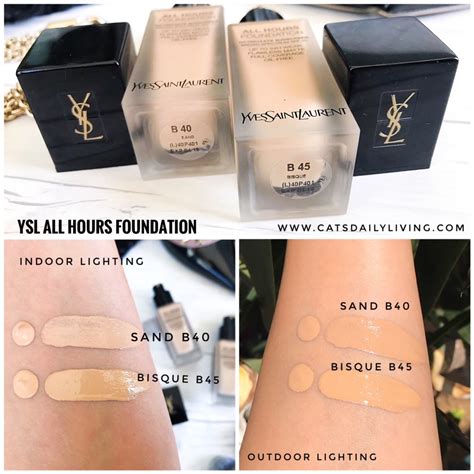 ysl all hours foundation old vs new|ysl all hours foundation new.